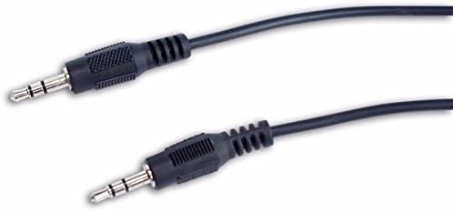 ReadyPlug 3.5mm Audio Cable for: Arion Legacy Deep Sonar 750 Speakers (Black, 6 Feet)