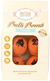 Extra Large, Premium Fruity 4-Pack Bath Bomb Gift Set | Long Lasting Strawberry, White Peach, Banana, Pineapple and Tangerine Scents. | Handmade In The USA. | Cruelty Free. | Minimal Residue