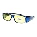 JuicyOrange Womens Fit Over Glasses Polarized Night Driving Rhinestone Sunglasses Blue