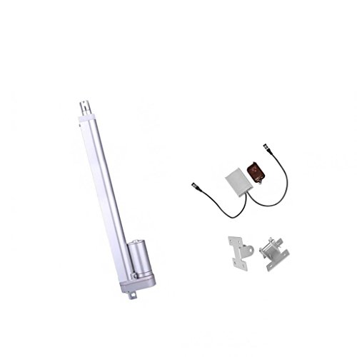 Dovewill DC 12V 8'' Linear Actuator Stroke Motor Stretching Rod Lifter+Bracket+Remote