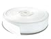 White 1 Inch Grosgrain Ribbon. 50 Yards Gift Wrapping Spool by Drency Ribbons