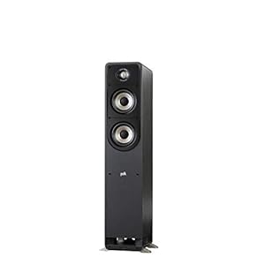 Polk Signature S50e Luidspreker, Zuilluidspreker voor HiFi Home Cinema, Speaker met 150 Watt, Universele Poolklemmen…