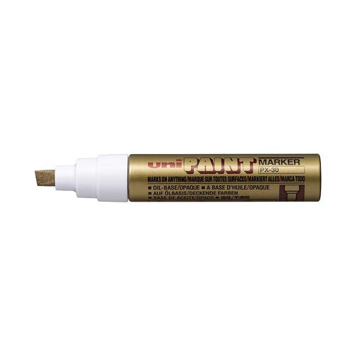 UNI PX - 30 Chisel Tip Gold, UUPX30G, N'est Pas applicable