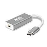 USB C to Mini DisplayPort Adapter, Allsmartlife USB Type C to Mini DisplayPort/Mini DP Adapter Cable with Aluminium Case Support 4K Resolution for Apple New MacBook, ChromeBook Pixel, Alienware- Grey