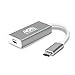 Allsmartlife USB C to Mini DisplayPort Adapter, USB Type C to Mini DisplayPort/Mini DP Adapter Cable with Aluminium Case Support 4K Resolution for Apple New MacBook, ChromeBook Pixel