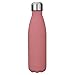 KINGSO 17oz Double Wall Vacuum Cool Insulation Stainless Steel Water Bottle Leak- proof and No Sweating Perfect for Summer Outdoor Sports Camping Hiking Cycling (Pink)