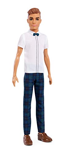 Barbie Ken Fashionistas Doll, Slick Plaid, Brown Hair