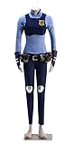 Dazcos Women's Judy Cosplay Police Costume Rabbit Ears Tail Full Accessory
