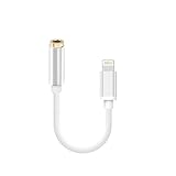 Coopsion iPhone7 Lightning to 3.5mm Female Aux Audio Adapter, AUX Adapter Audio Earphone Adapter for iPhone7, 7Plus, 6 6S 6Plus, iPhone5 5C 5S, iPad and iPod (female silver)