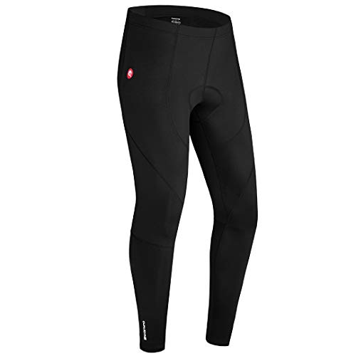 image for qualidyne Men's Cycling Bike Pants 3D Padded Winter Cycling Tights Com