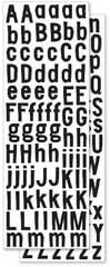 KI Memories - Sticklers - Alphabet Glitter Stickers - Classic - Black