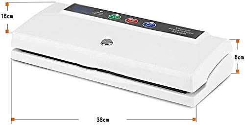 LKNJLL Vakuumierer Maschine, 80 kPa Automatische Lebensmittel Sealer mit Cutter for Nahrung Savers, mit bis zu 40… – Bild 3