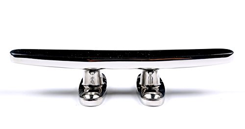Thorn Dock Cleat Marine Boat Open Base Flat Top 6" Heavy Duty Stainless Steel (4 PCS)