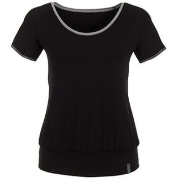 Camiseta Yoga Mujer Negro, SITA Camiseta de Hut & Berg ...