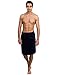 TowelSelections Men's Wrap, Shower & Bath, Terry Velour Towel Large/X-Large Navy