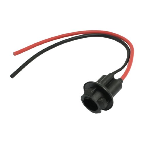 uxcell T10 Socket Car LED Bulb Holder Adapter Cable 16cm Long