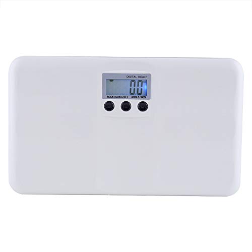 MAGT Weight Scale LCD Digital Electronic On/Tare Function Low Battery/Lock Alarm Baby Pet Body Weighting Scale