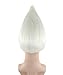 Halloween Party Online Troll Wig, Silver Adult White HM-085