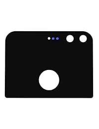 Unifix blanco cubierta de la lente de vidrio de cámara trasera con calcomanía de repuesto para Pixel XL 5,5 + herramientas de reparación, Blanco