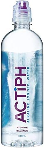 Actiph Water | Alkaline Ionised Water | 3 x 600ml