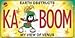 Marvin the Martian KA BOOM License Plate