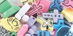 Bulk Buy: Cousin Beads Pony Beads Christian Beads (6-Pack)