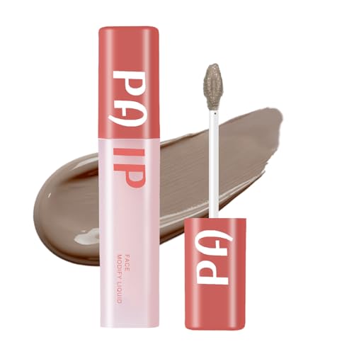 Okerker Cool Toned Liquid Contour Stick，Grey Nose Contour for Fair & Neutral Undertone Skin,Long Lasting Cream Bronzer Gray, Blendable Lightweight Contouring Makeup Vegan & Cruelty-Free#04 Grey Brown