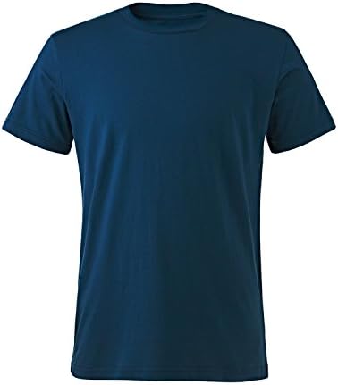 Stone Feather Men's Arrow Inspired Logo Printed Short Sleeve Crewneck Plain Cotton T-Shirt (3XL, Petro Teal) Petro Teal XXX-Large