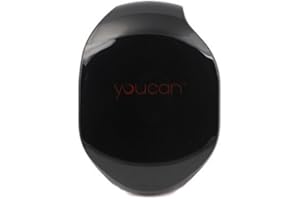 Higoo AUTOMATIC Cord Winder for Headphones, Earbuds, USB Cables and Phone, Tablet and Reader Chargers. Retractable Cable Wire Cord Wrap Winder Organizer. No More Tangled Cords (Black)