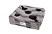 Cup Cozy Deluxe Pillow (Gray) *As Seen on TV* -The World's Best Couch Cup Holder Pillow! Cup Holder Pillow for The Couch, Sofa, Bed, Car, RV, Park & More! Drinks, Remotes, & Snacks Holder Tray