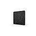 Black Carbon Fiber Textured Premium Skin by Aretty - Compatible with Tile Slim - Thin Protective Cover Precision Fit (2-Pack)
