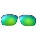 Walleva Emerald Mirror Coated Polarized Replacement Lenses for Oakley Holbrook Sunglasses