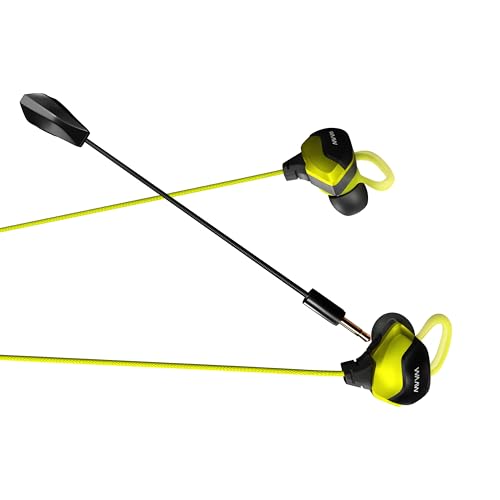 WAAW by ALOK Fone de Ouvido Gamer ENERGY 10EWG com Fio, Intra-Auricular, Microfone Extra Destacável, Case de Transporte