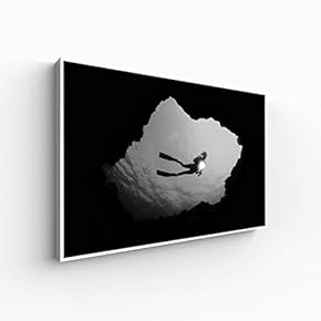 Canvas Wall Art for Living Room, Bedroom Monochrome Landscape Framed Canvas Prints for Home Decoration Ready to Hang - 16x24 inches