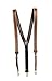 Nocona Belt Co. Men's Triple Stitched Suspenders Brown Large