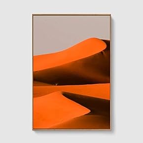 Framed Canvas Home Artwork Decoration Desert Canvas Wall Art for Living Room, Bedroom - 16x24 inches