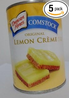 Duncan hines comstock, Original pie filling&topping, Lemon creme (041255836259)