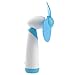 VORCOOL YGH365B Mini Handheld Fan - Soft Foam Blades - Battery Operated - Blue