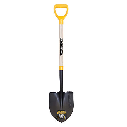 True Temper 2585900 D-Grip Digging Shovel with Hardwood Handle, 24 Inch