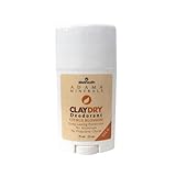 Zion Health Clay Dry Silk Deodorant, Citrus, 2.5 Ounce