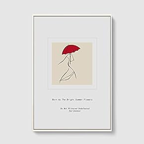 Framed Canvas Home Artwork Decoration Line Art Canvas Wall Art for Living Room, Bedroom - 16x24 inches