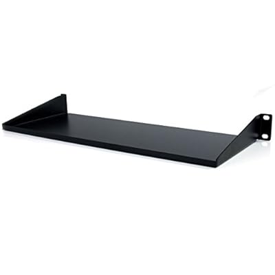 StarTech.com Black Standard Universal Server Rack Cabinet Shelf