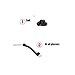 1 Pair Eyeglasses Retainers,Soft Silicon Anti-Slip Eyeglass Holder Ear Hook, Eyeglasses Temple Tips Sleeve Retainer for Eyeglass Eyewear Sunglasses(Black)