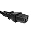 DTOL 5' 18 AWG 3 Prong Universal Standard AC Power Cord Connector Power Cables
