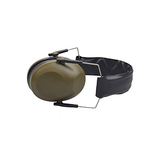 X-Aegis Noise Cancelling Earmuffs Safety Hearing Protection Headphones for Hunting Shooting NRR 21dB, Amry Green