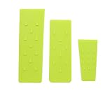 Redneck Convent Spiked Tree Felling Wedges for Tree Cutting - Green Plastic Felling Wedge, Logging Tools - 3 Pack