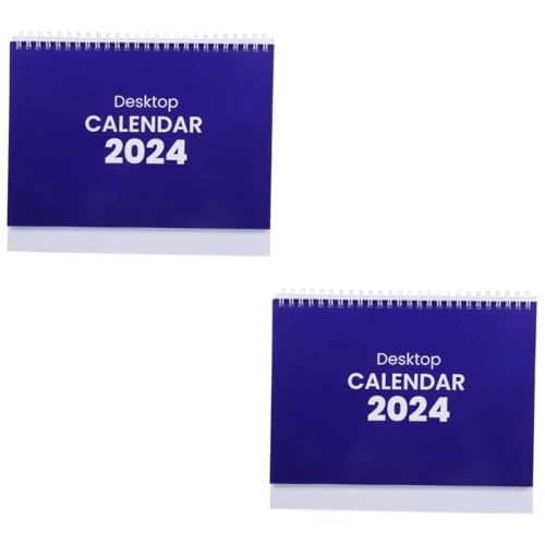 Mua EXCEART 2pcs 2024 Desk Calendar 2024 Calendar Desk Yearly Calendar