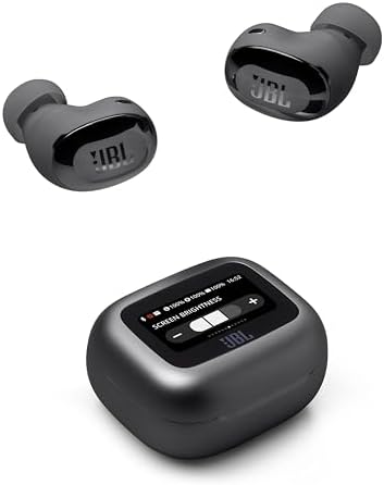 Live Buds 3 Auriculares inalambricos de botón,True Wireless con cancelación de ruido adaptable, hasta 40 horas de reproducción, Bluetooth, audio de alta resolución, negro