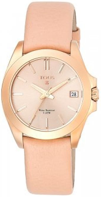 TOUS DRIVE 34MM IP ROSE CORREA NUDE: Amazon.es: Ropa y accesorios