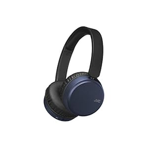 JVC-HA-S65BN-Superior-Sound-Wireless-Bluetooth-Noise-Cancelling-Over-Ear-Headphones-Blue JVC HA-S65BN Superior Sound Wireless Bluetooth Noise-Cancelling Over-Ear Headphones - Blue